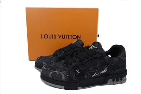 Louis Vuitton Trainer Black Denim – photo 7