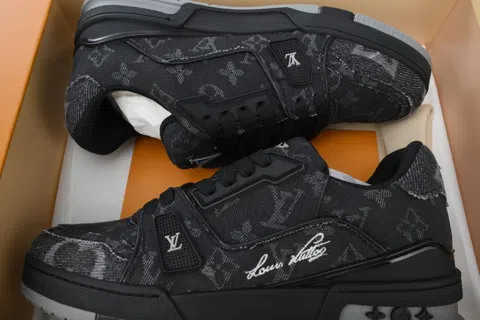 Louis Vuitton Trainer Black Denim – photo 8