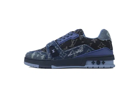 Louis Vuitton Trainer Blue Denim