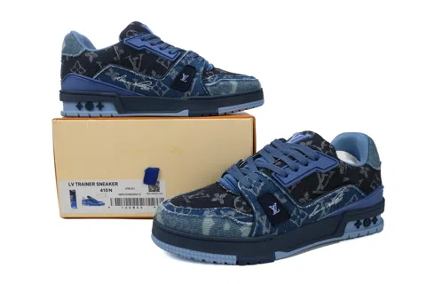 Louis Vuitton Trainer Blue Denim – photo 6