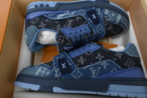 Louis Vuitton Trainer Blue Denim – photo 8