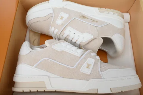Louis Vuitton Trainer Cream Denim – photo 8