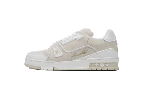 Louis Vuitton Trainer Cream Denim