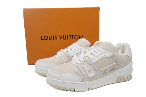 Louis Vuitton Trainer Cream Denim – photo 6