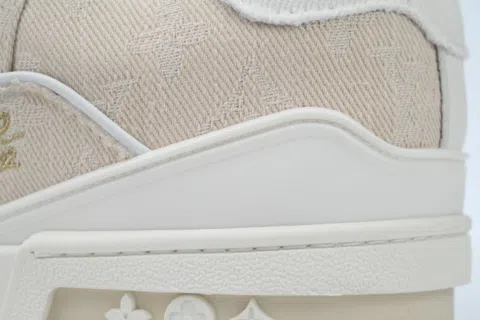 Louis Vuitton Trainer Cream Denim – photo 5