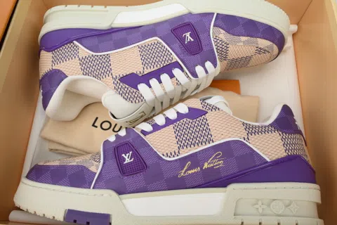 Louis Vuitton Trainer White/Purple – photo 8