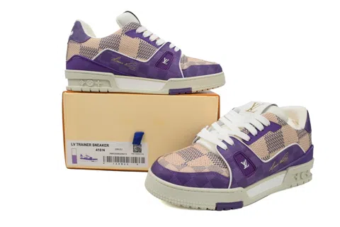 Louis Vuitton Trainer White/Purple – photo 7