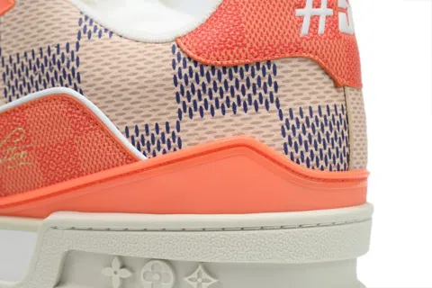 Louis Vuitton Trainer White/Orange – photo 5