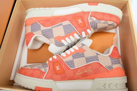 Louis Vuitton Trainer White/Orange – photo 8