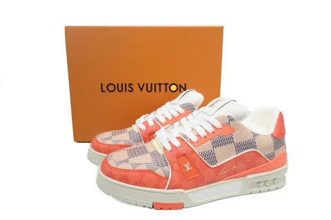 Louis Vuitton Trainer White/Orange – photo 6