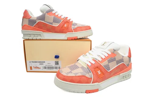 Louis Vuitton Trainer White/Orange – photo 7