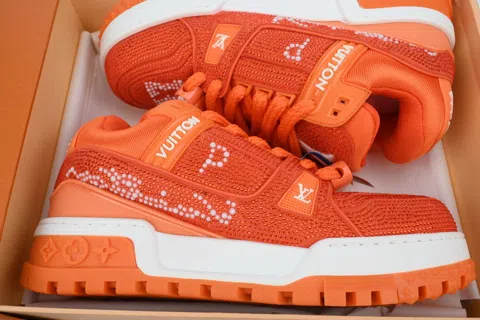 Louis Vuitton Trainer White/Orange – photo 8