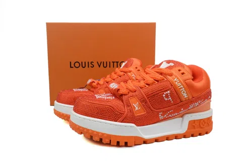 Louis Vuitton Trainer White/Orange – photo 6