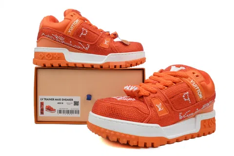 Louis Vuitton Trainer White/Orange – photo 7