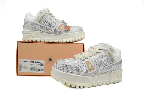 Louis Vuitton Trainer White/Khaki – photo 7