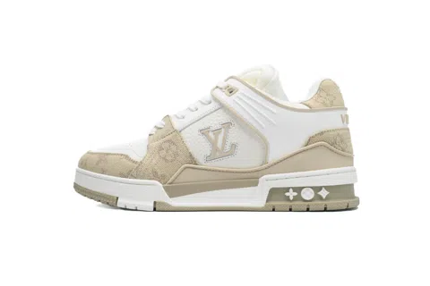 Louis Vuitton Trainer White/Khaki