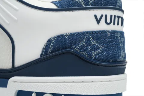 Louis Vuitton Trainer White/Blue Denim – photo 5