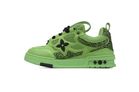 Louis Vuitton Skate Green Crystal