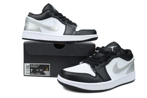 Air Jordan 1 Low Black/Silver – photo 7