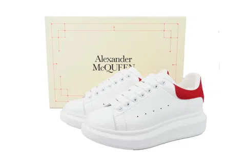 Alexander McQueen Oversized Sneaker Red Velvet – photo 6