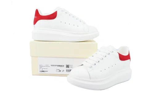 Alexander McQueen Oversized Sneaker Red Velvet – photo 7