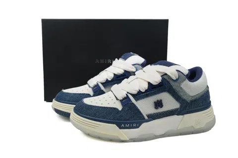 AMIRI Bone Runner Denim Blue – photo 6