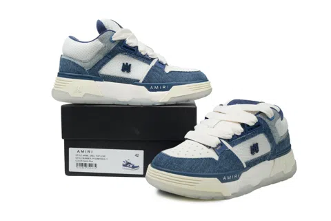 AMIRI Bone Runner Denim Blue – photo 7