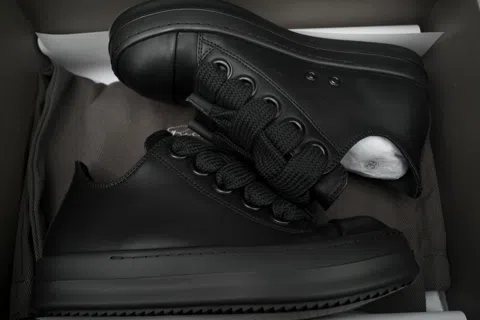 Rick Owens Sneakers Triple Black – photo 8