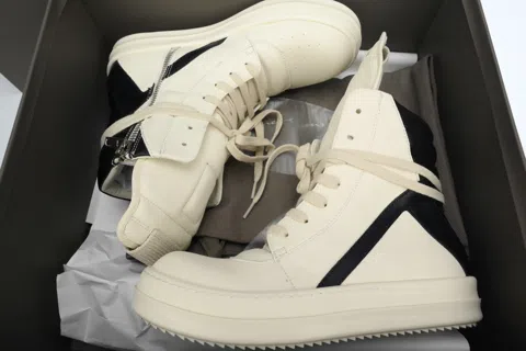 Rick Owens Geobasket Milk Black – photo 8