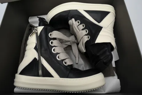 Rick Owens Geobasket Black/White – photo 8