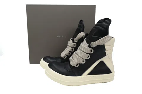 Rick Owens Geobasket Black/White – photo 7