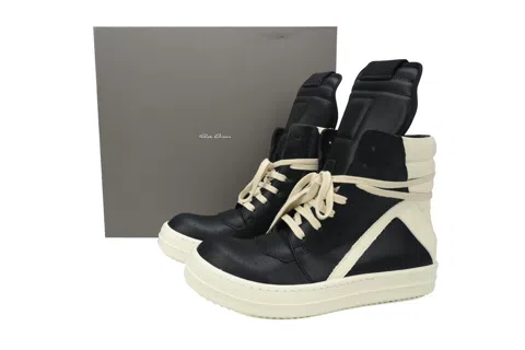Rick Owens Geobasket Black/White – photo 6