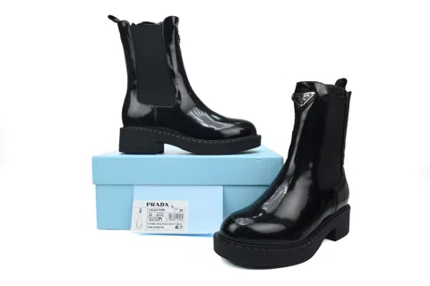 Prada Boots Black Patent – photo 7