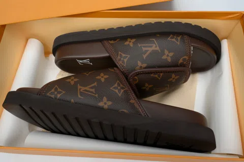 Louis Vuitton Pool Pillow Comfort Mule Coffee Monogram – photo 9