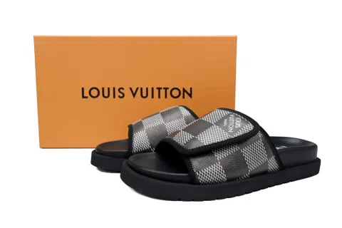 Louis Vuitton Pool Pillow Comfort Mule Black/Grey Monogram – photo 7