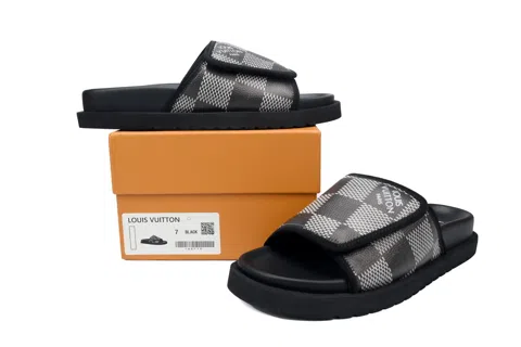 Louis Vuitton Pool Pillow Comfort Mule Black/Grey Monogram – photo 8