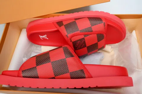Louis Vuitton Pool Pillow Comfort Mule Red Monogram – photo 9