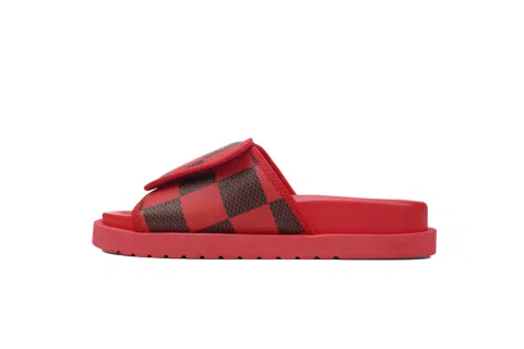 Louis Vuitton Pool Pillow Comfort Mule Red Monogram