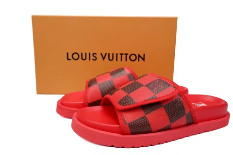 Louis Vuitton Pool Pillow Comfort Mule Red Monogram – photo 7
