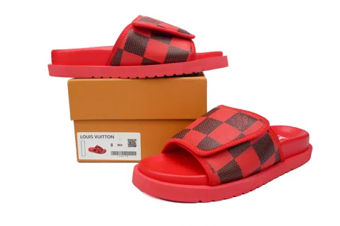 Louis Vuitton Pool Pillow Comfort Mule Red Monogram – photo 8