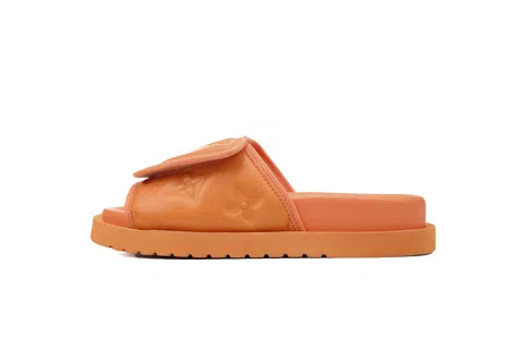 Louis Vuitton Pool Pillow Comfort Mule Yellow Embossed