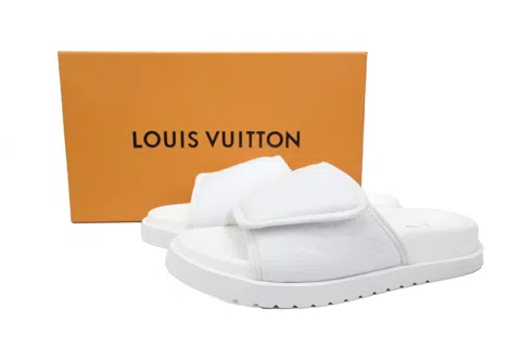 Louis Vuitton Pool Pillow Comfort Mule White Embossed – photo 7
