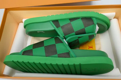 Louis Vuitton Pool Pillow Comfort Mule Green Monogram – photo 9