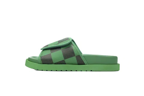 Louis Vuitton Pool Pillow Comfort Mule Green Monogram