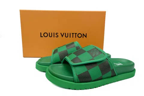 Louis Vuitton Pool Pillow Comfort Mule Green Monogram – photo 7