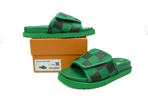 Louis Vuitton Pool Pillow Comfort Mule Green Monogram – photo 8