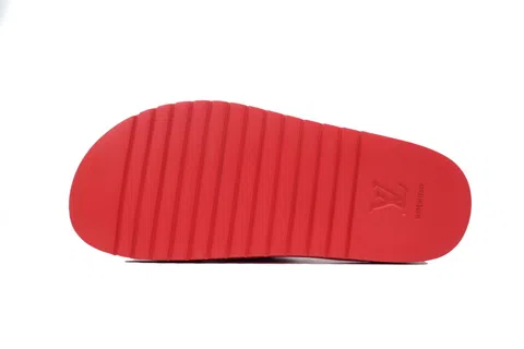 Louis Vuitton Pool Pillow Comfort Mule Red Flocked – photo 4