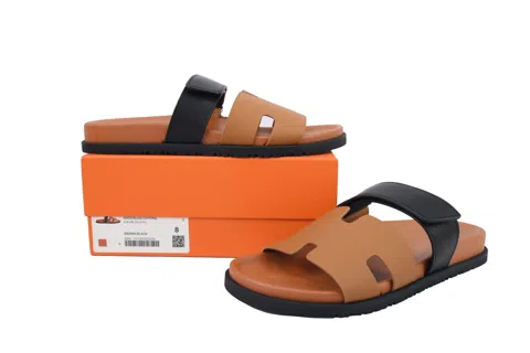Hermès Slides Khaki/Black – photo 9