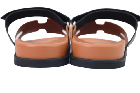 Hermès Slides Khaki/Black – photo 3