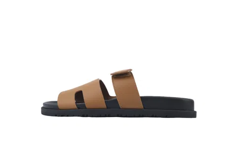 Hermès Slides Brown
